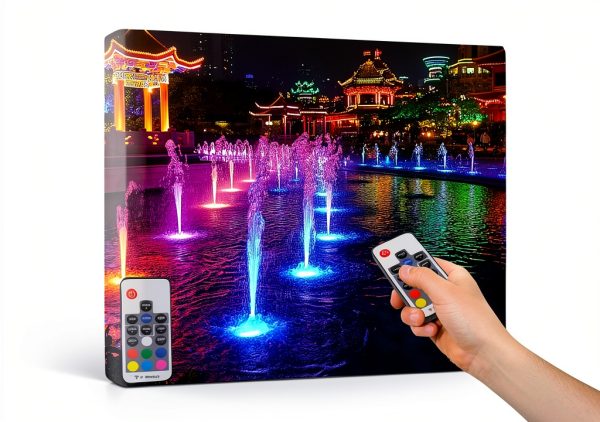 POPOSOAP RGB Pond Lights Waterproof Multicolor LED Outdoor-1