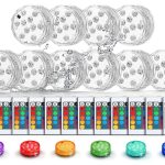 Mudder Submersible LED Lights Remote Control Waterproof-0