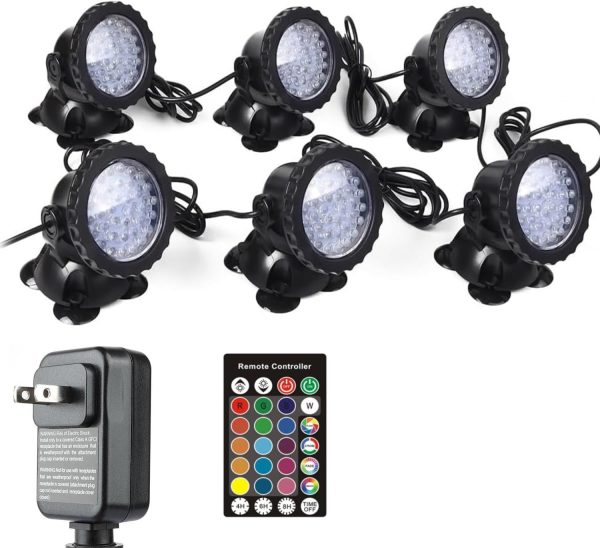 Kooplicht Outdoor LED Pond Lights Waterproof Color Changing-0