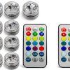 Fanzod Submersible LED Lights Remote Control Waterproof Mini-0