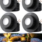 SUNVIE Submersible LED Pond Lights IP68 Waterproof 3W-0