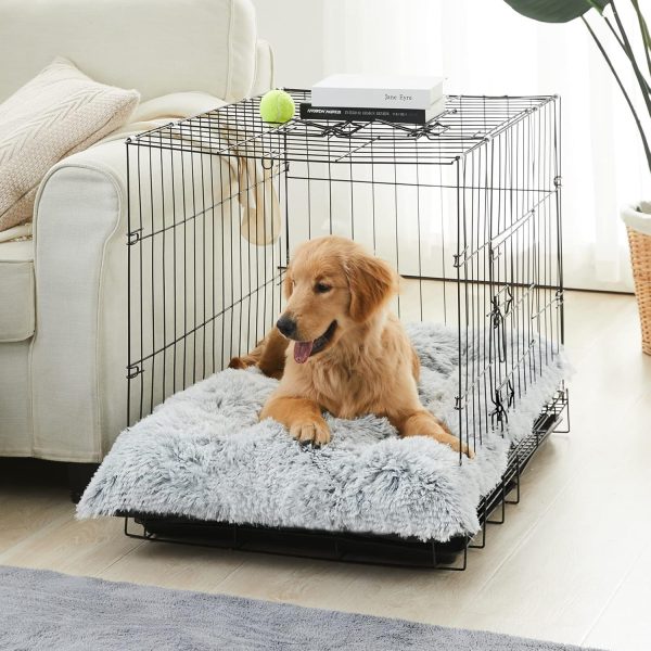 BFPETHOME Dog Bed Plush Crate Mat Anti-Slip Waterproof-6