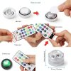 Fanzod Submersible LED Lights Remote Control Waterproof Mini-2