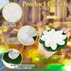 Liliful LED Floating Lotus Lights Waterproof Garden Decor-1