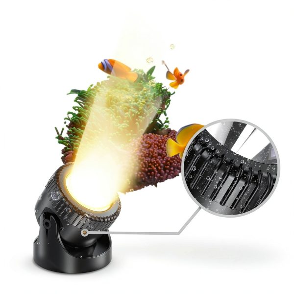 Pavo Modern LED Submersible Pond Lights IP68 Waterproof-4