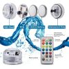 Fanzod Submersible LED Lights Remote Control Waterproof Mini-1
