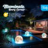 TIALLY Solar Floating Pool Lights Full Moon LED Waterproof-5