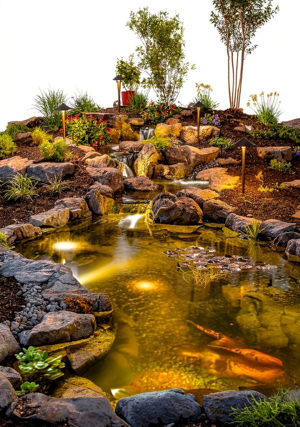 SUNVIE Submersible LED Pond Lights IP68 Waterproof 3W-6