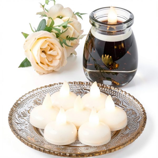 DragonflyDreams Waterproof Floating LED Tealights Romantic-1