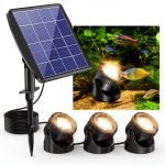 Solar Pond Lights Outdoor IP68 Waterproof Art Deco Design-0