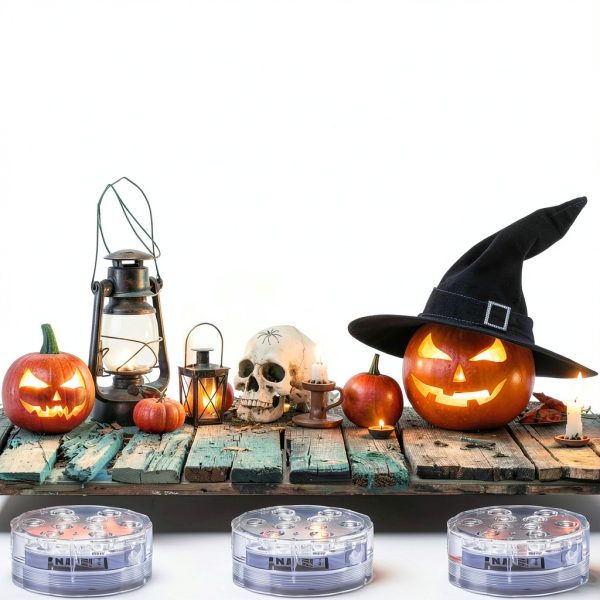 AZ Submersible LED Lights Remote Control Waterproof Pool-2