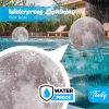TIALLY Solar Floating Pool Lights Full Moon LED Waterproof-4