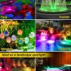 T-SUN Underwater Pond Lights LED RGB Remote Control-5