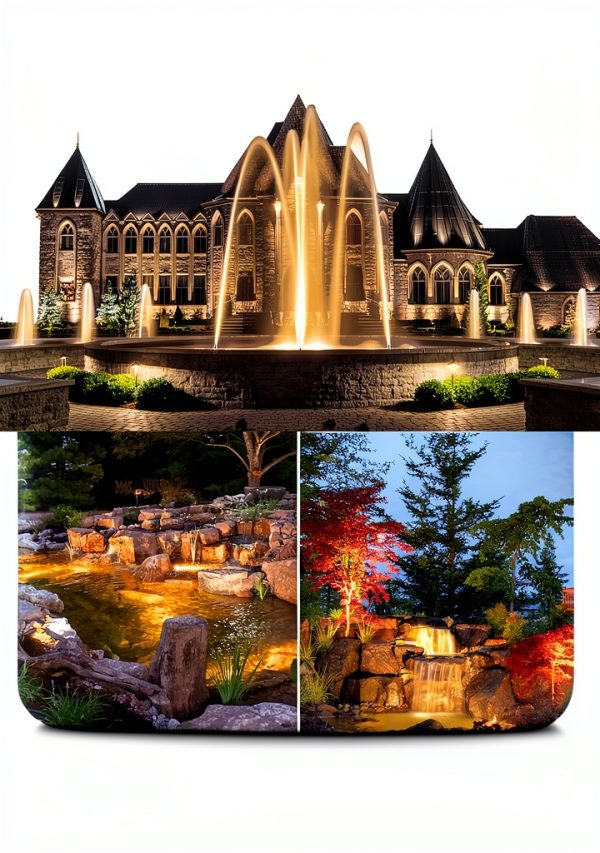 SUNVIE Submersible Pond Lights Aluminum IP68 Waterproof-6