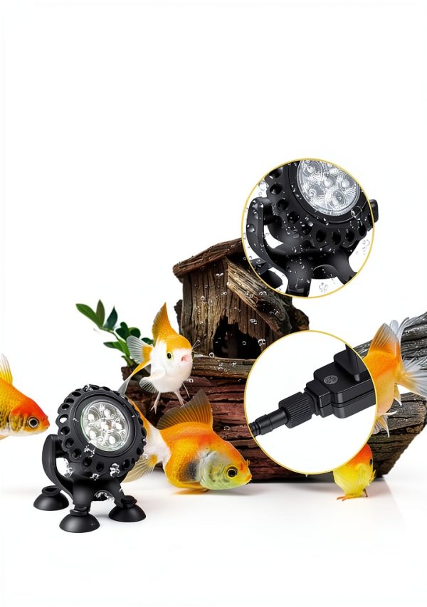 T-SUN LED Pond Lights IP68 Waterproof Remote Control-4