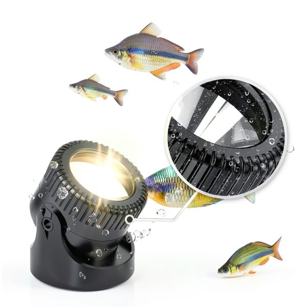 Solar Pond Lights Outdoor IP68 Waterproof Art Deco Design-2