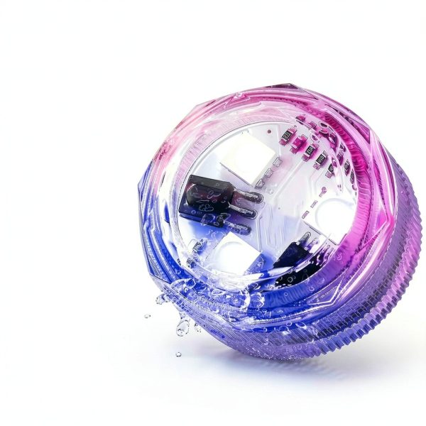 Fanzod Submersible LED Lights Remote Control Waterproof Mini-3