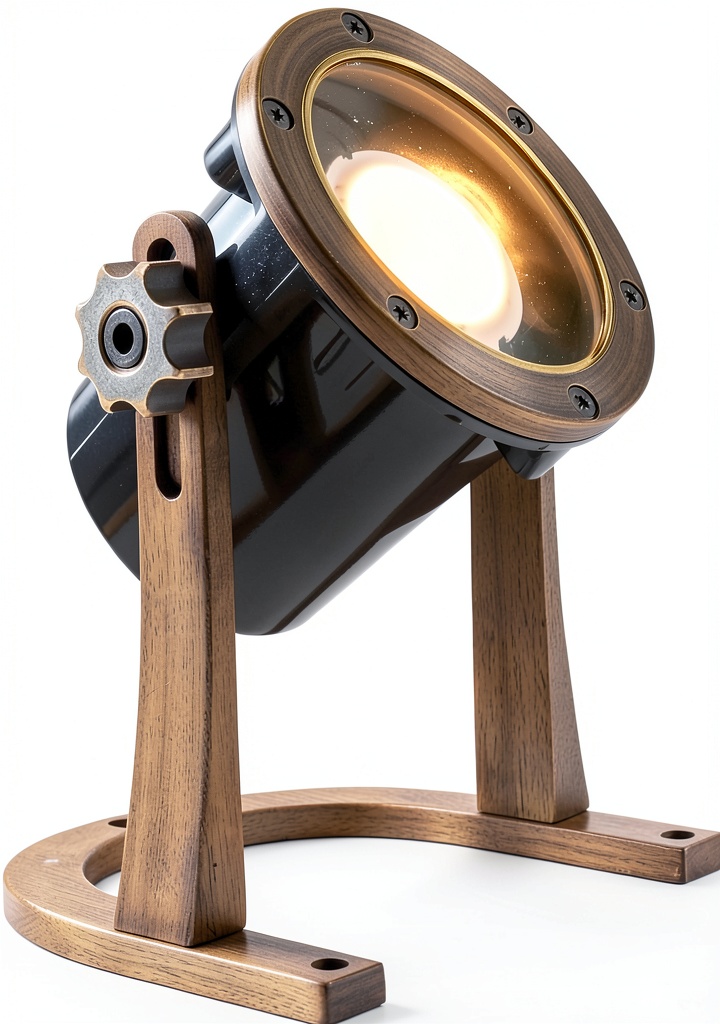 VOLT Lighting fixture installed in a garden pond