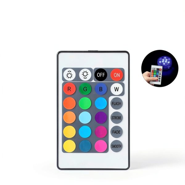 Mudder Submersible LED Lights Remote Control Waterproof-2