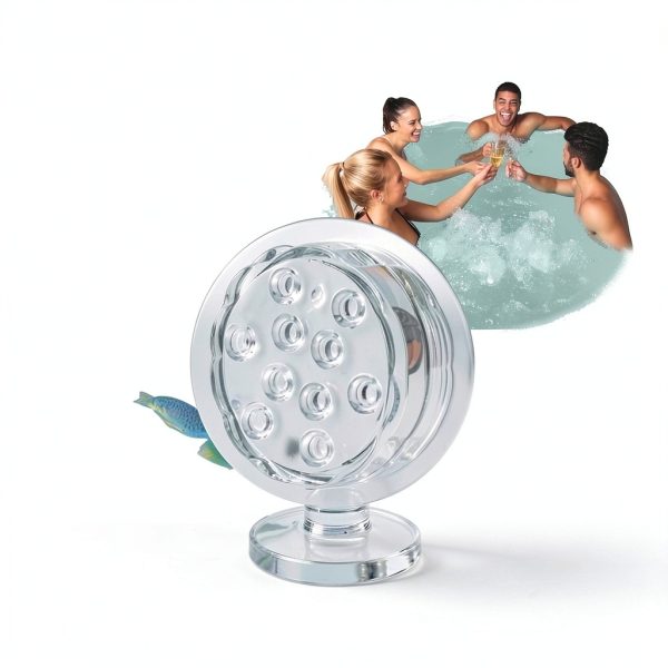 AZ Submersible LED Lights Remote Control Waterproof Pool-4