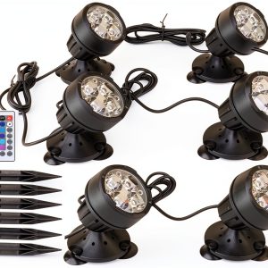 Pavo Outdoor LED Pond Lights Waterproof App Controlled-0