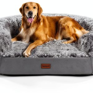 Iweepet Orthopedic Dog Bed Thick Egg Crate Foam-0