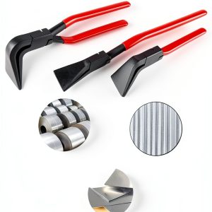 Hand Seamers 3pcs Jiimee Sheet Metal Bending Pliers Set 60mm Jaw Red-0