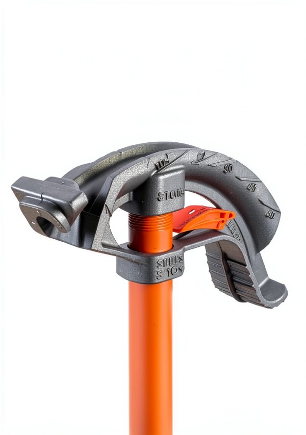 Klein Tools 51606 Aluminum Conduit Bender Full Assembly, 1/2-Inch EMT, Wide Food Pedal, Benchmark Symbols and Angle Setter-1