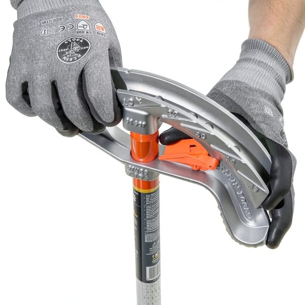 Klein Tools 51606 Aluminum Conduit Bender Full Assembly, 1/2-Inch EMT, Wide Food Pedal, Benchmark Symbols and Angle Setter-3